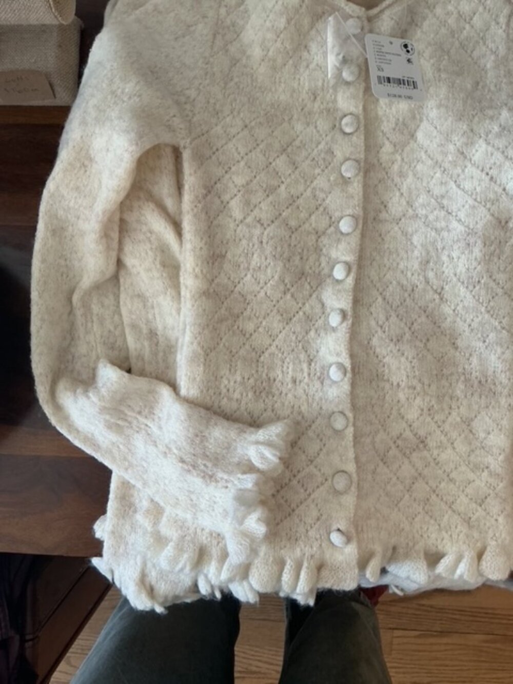 Free People Love Cardi / Winter White - Picture 3 of 9